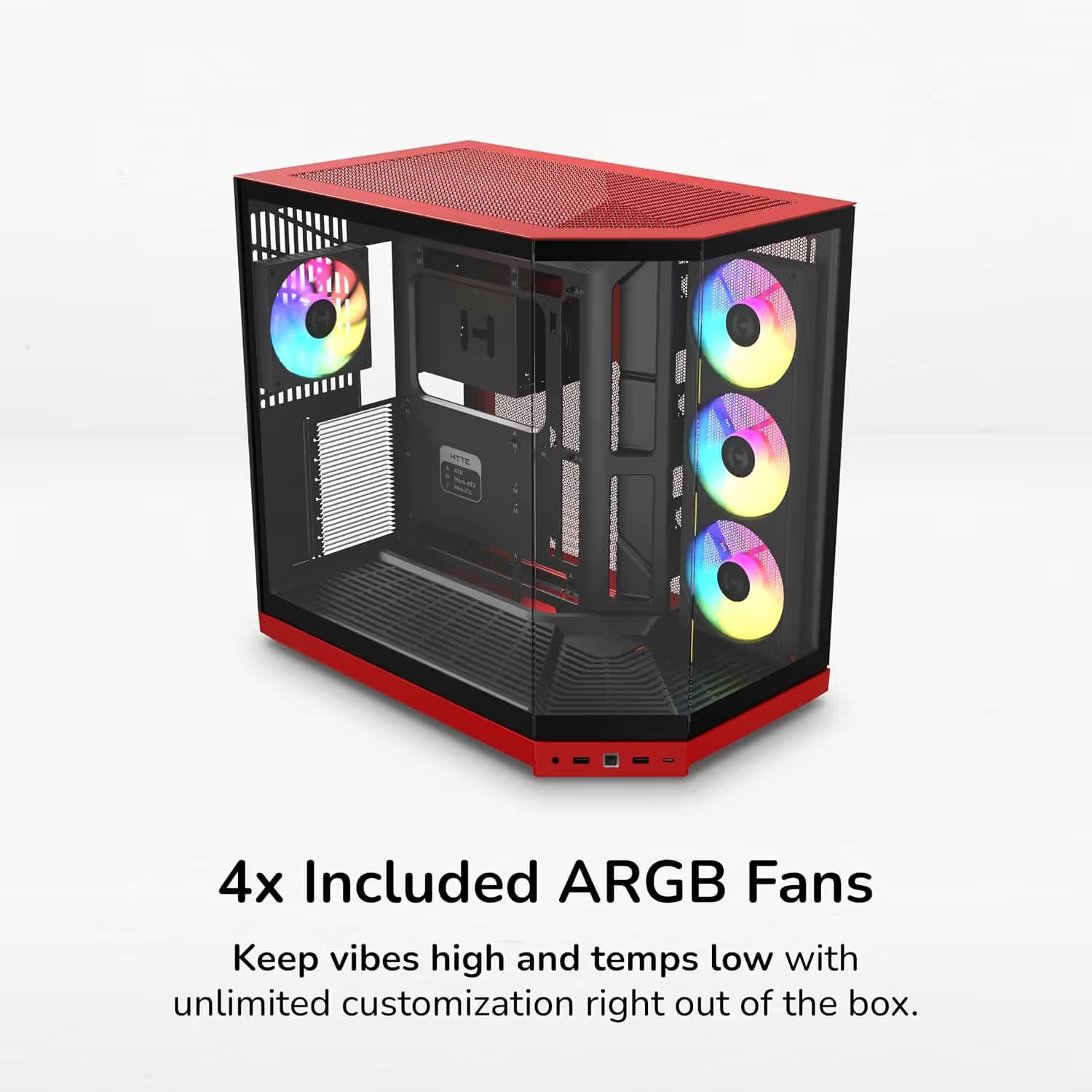 HYTE Y50 Black Cherry ARGB image