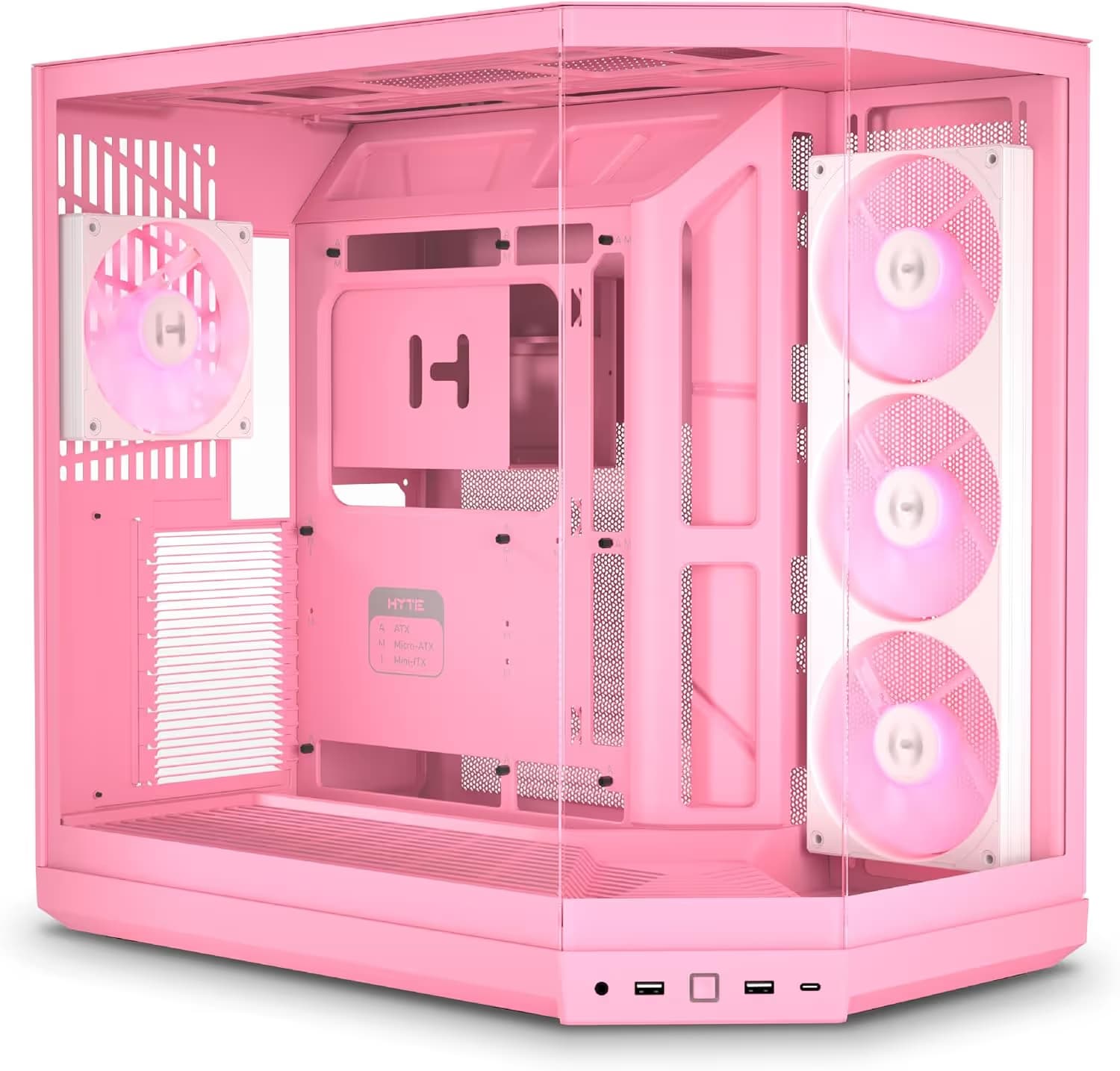 HYTE Y50 Strawberry Milk ARGB main image