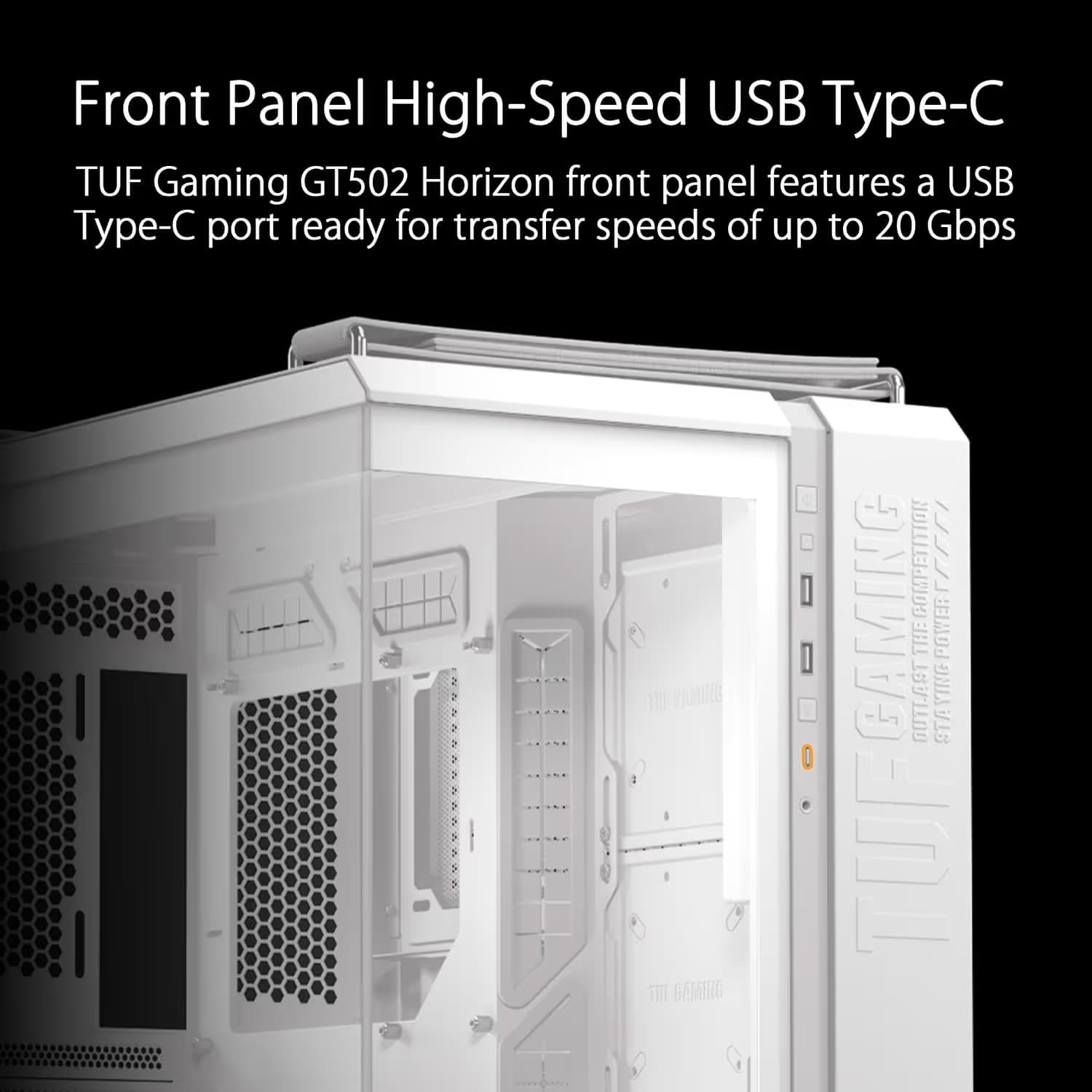 ASUS TUF Gaming GT502 Horizon ARGB White image