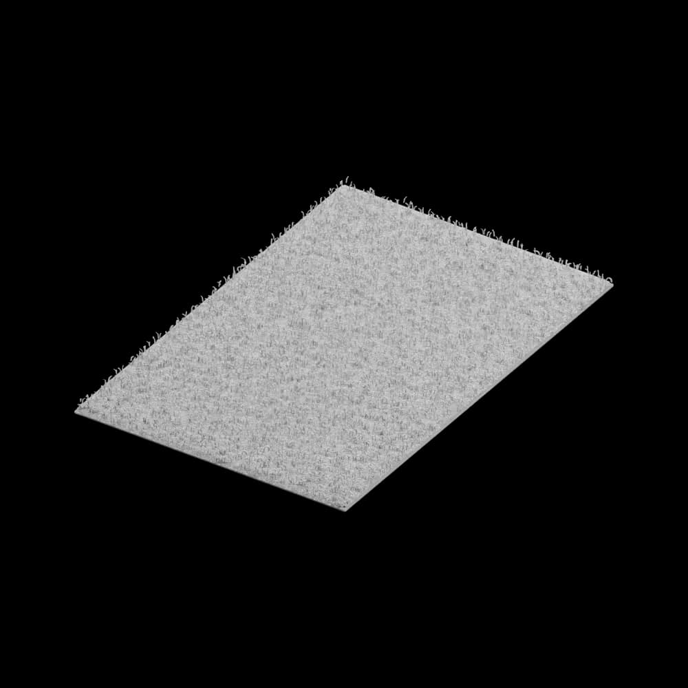 BuildCores Realistic Shag Rug, Grey, 2 x 3 m main image
