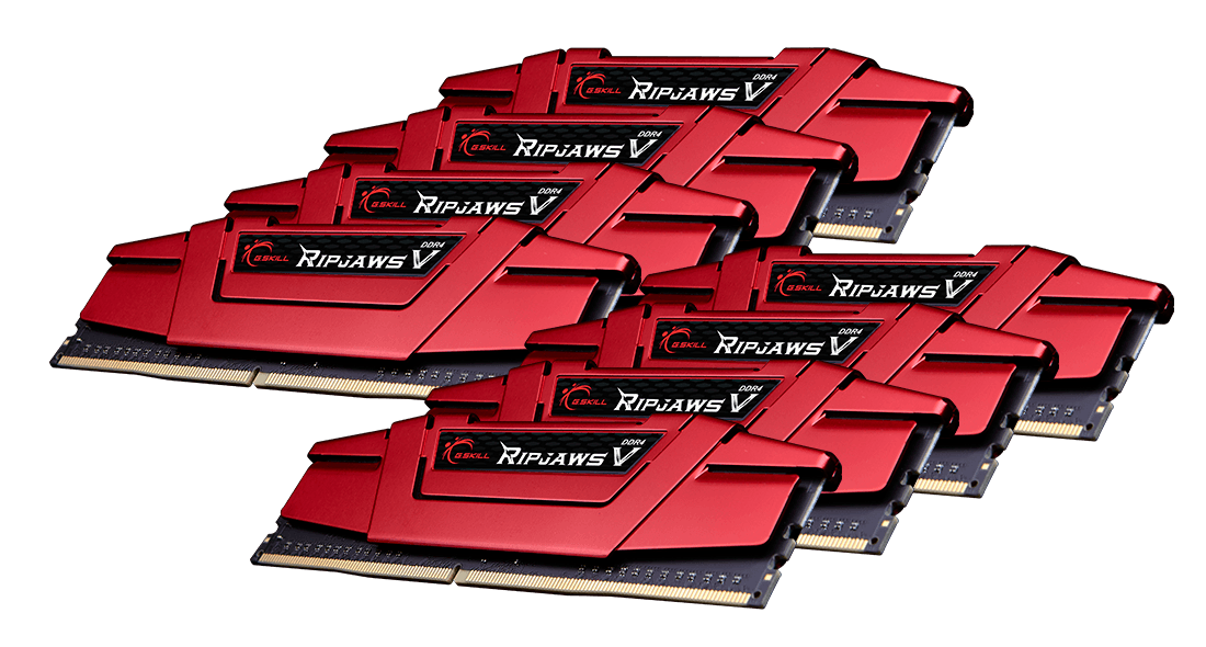 G.Skill Ripjaws V Red DDR4-2666 CL19 256GB (8x32GB) main image