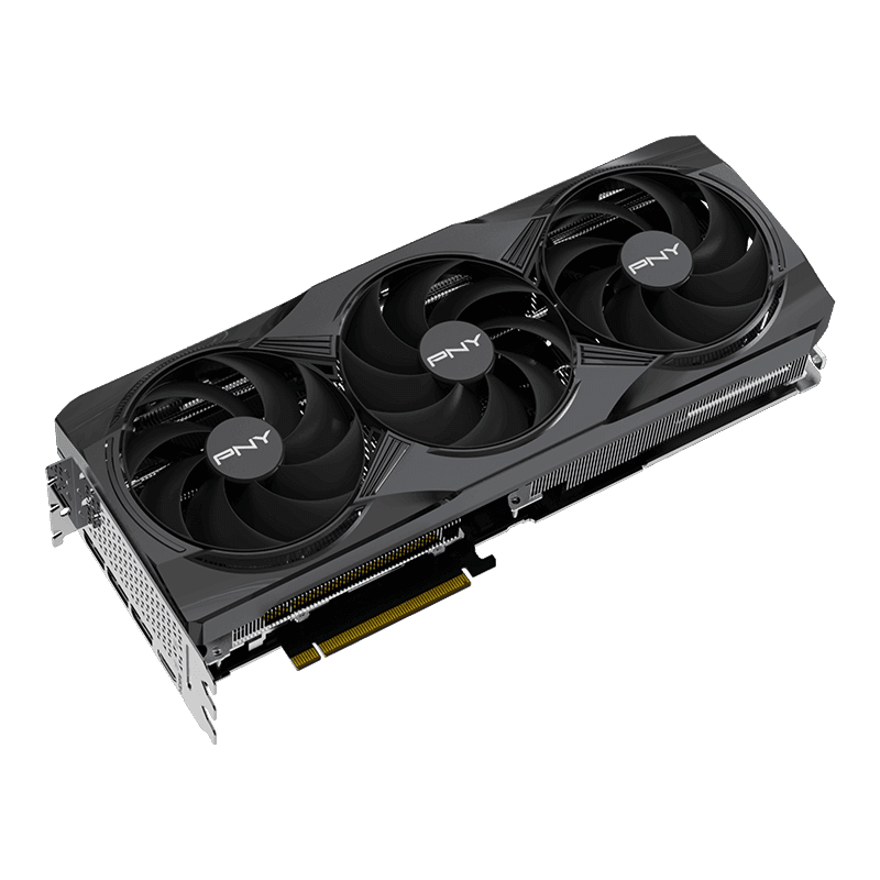 PNY Triple Fan Plus OC GeForce RTX 5070 Ti 16GB GDDR7 Black image