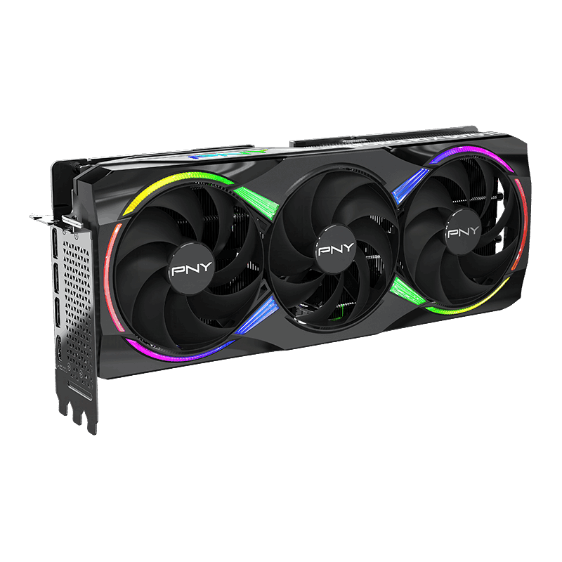 PNY GeForce RTX 5070 Ti EPIC-X RGB Triple Fan Plus 16GB GDDR7 Black image