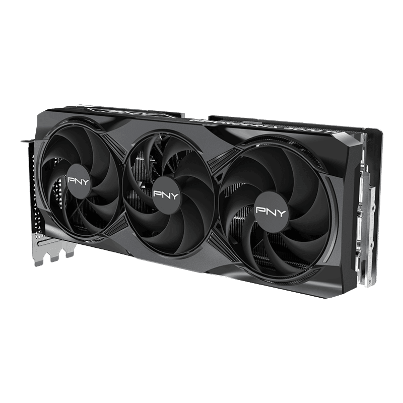 PNY Triple Fan Plus OC GeForce RTX 5070 Ti 16GB GDDR7 Black image