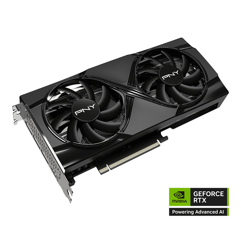 PNY Dual Fan GeForce RTX 5060 Ti 8GB GDDR7 Black image