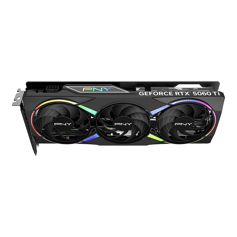 PNY EPIC-X RGB GeForce RTX 5060 Ti 8GB GDDR7 Black image