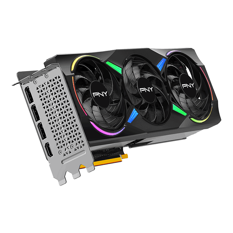 PNY ARGB EPIC-X RGB OC GeForce RTX 5070 Ti 16GB GDDR7 Black image