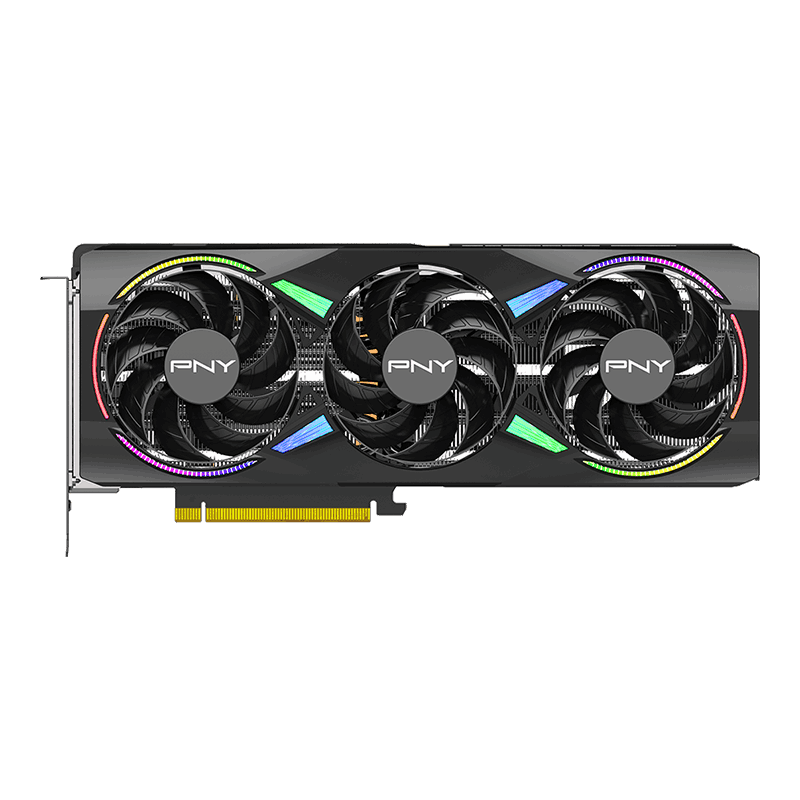 PNY ARGB EPIC-X RGB OC GeForce RTX 5070 Ti 16GB GDDR7 Black image