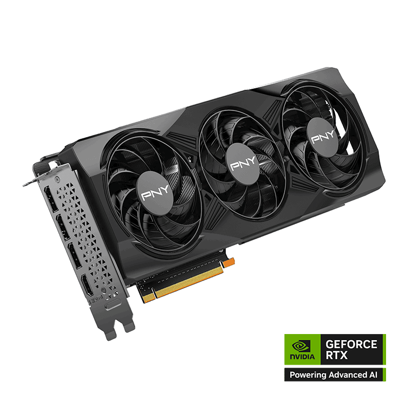 PNY OC GeForce RTX 5070 12GB GDDR7 Black image