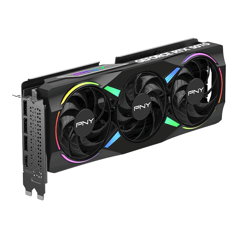 PNY GeForce RTX 5070 ARGB EPIC-X RGB 12GB GDDR7 Black image