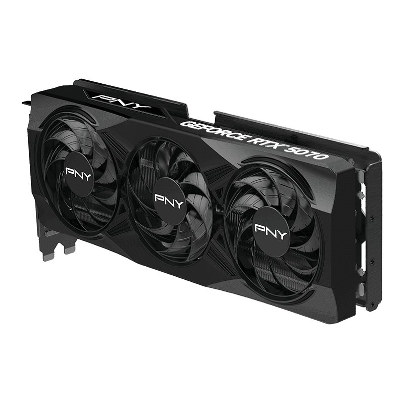 PNY OC GeForce RTX 5070 12GB GDDR7 Black image