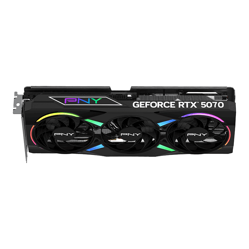 PNY GeForce RTX 5070 ARGB EPIC-X RGB 12GB GDDR7 Black image