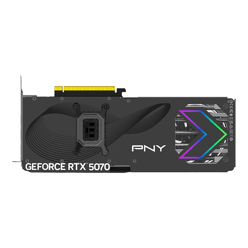 PNY GeForce RTX 5070 ARGB EPIC-X RGB 12GB GDDR7 Black image