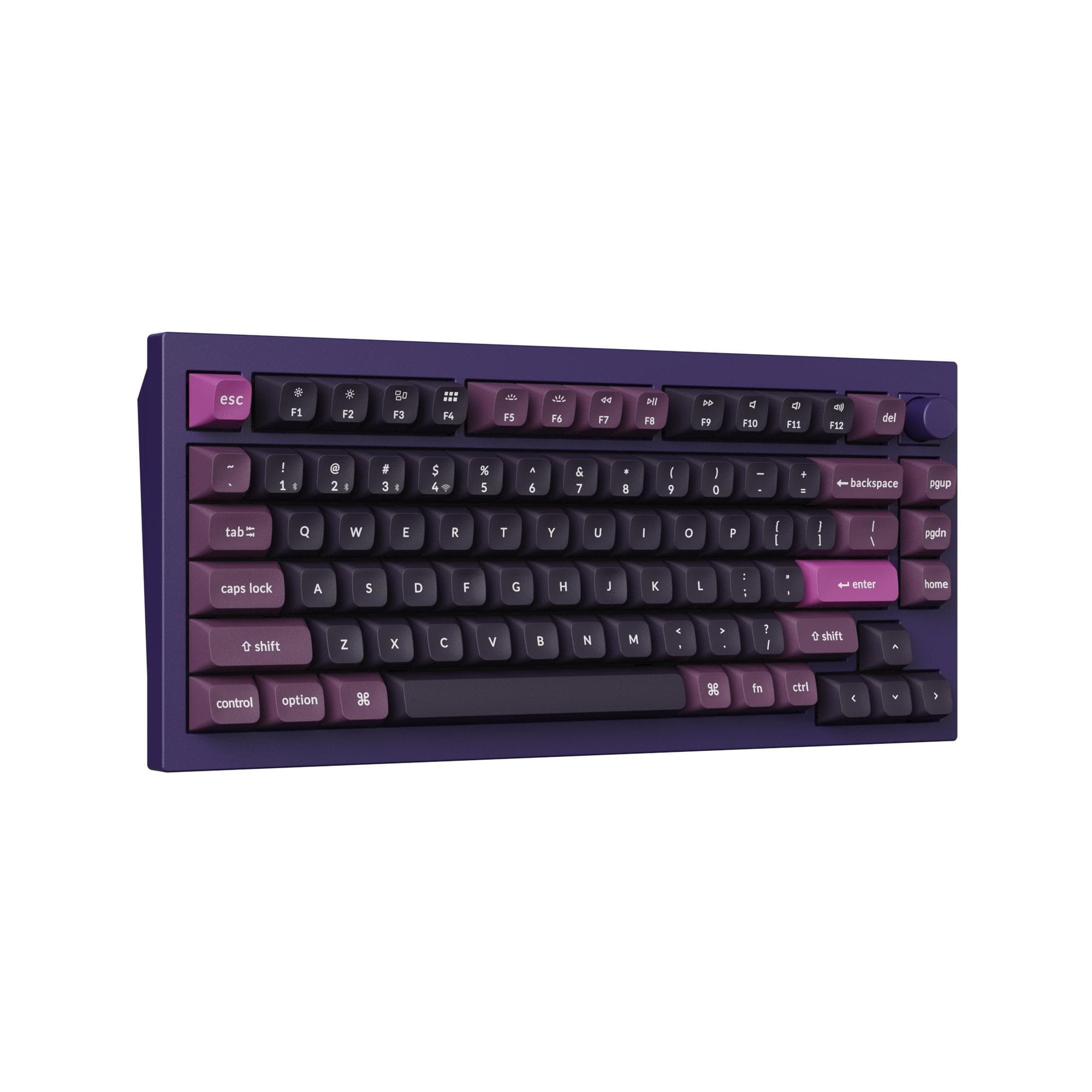 Keychron Q1 Max ANSI Knob — Purple — Gateron Jupiter Red (Q1M-V1) main image