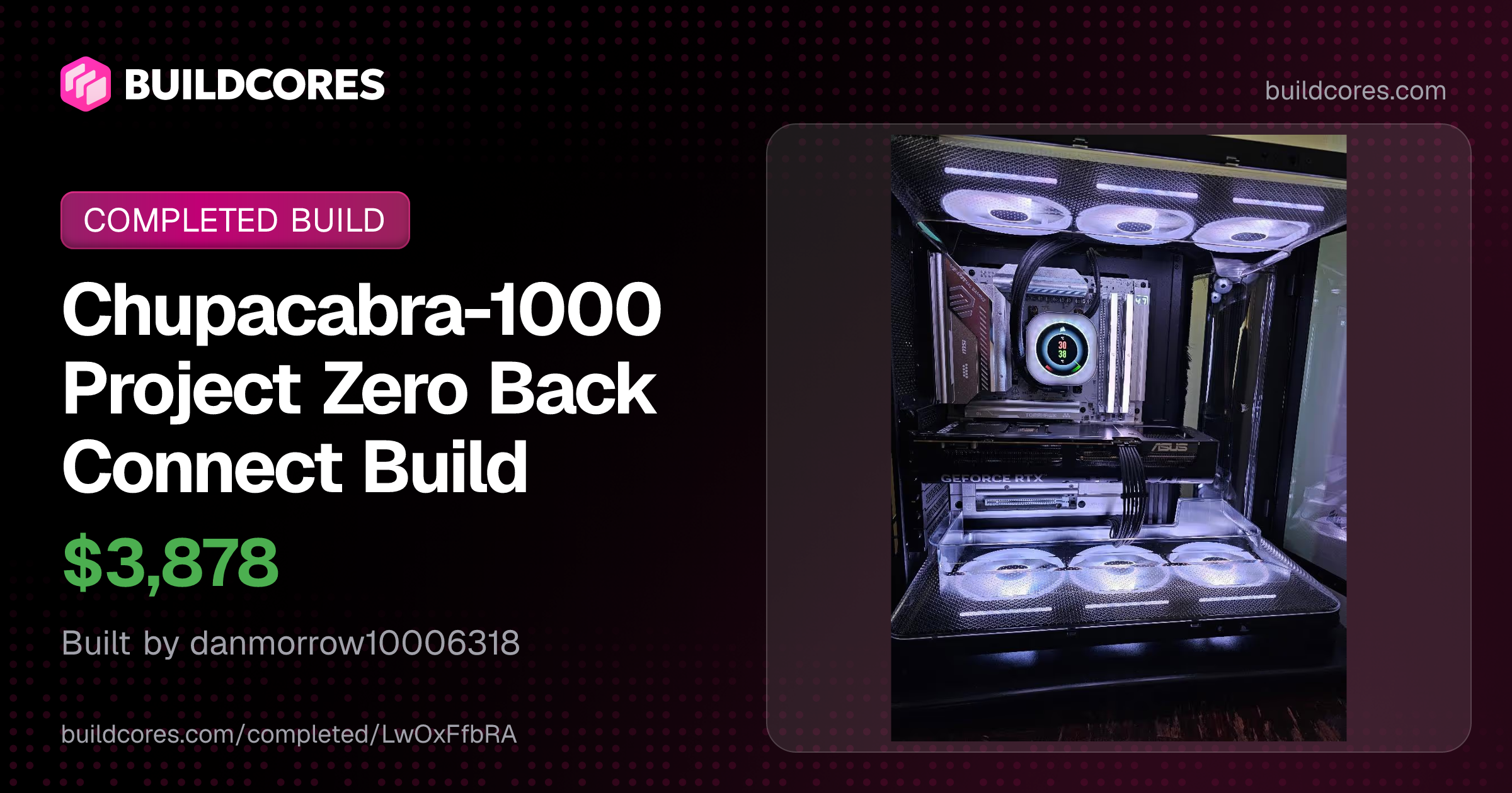 Chupacabra-1000 Project Zero Back Connect Build | BuildCores | BuildCores