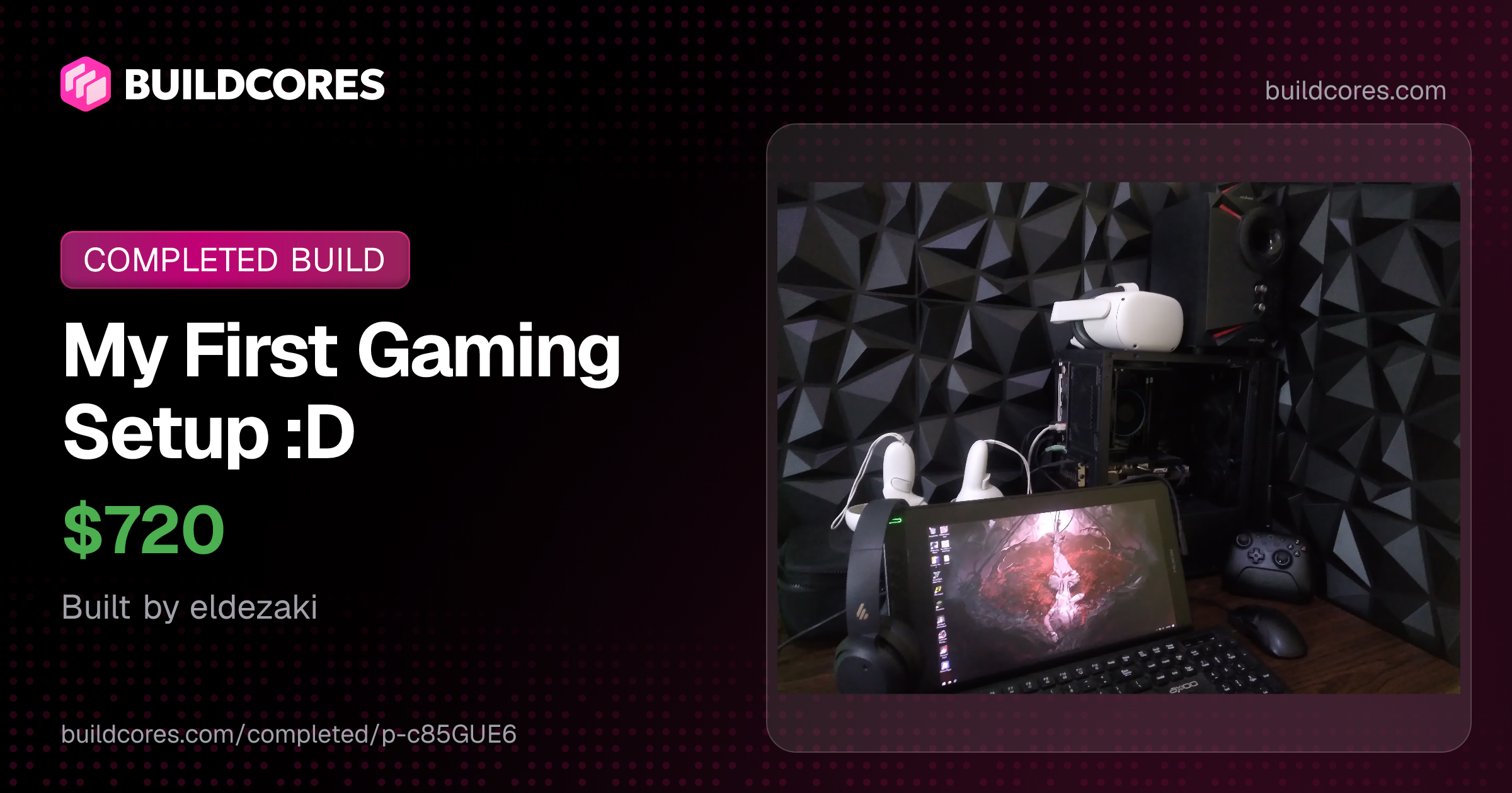 My First Gaming Setup :D | BuildCores | BuildCores