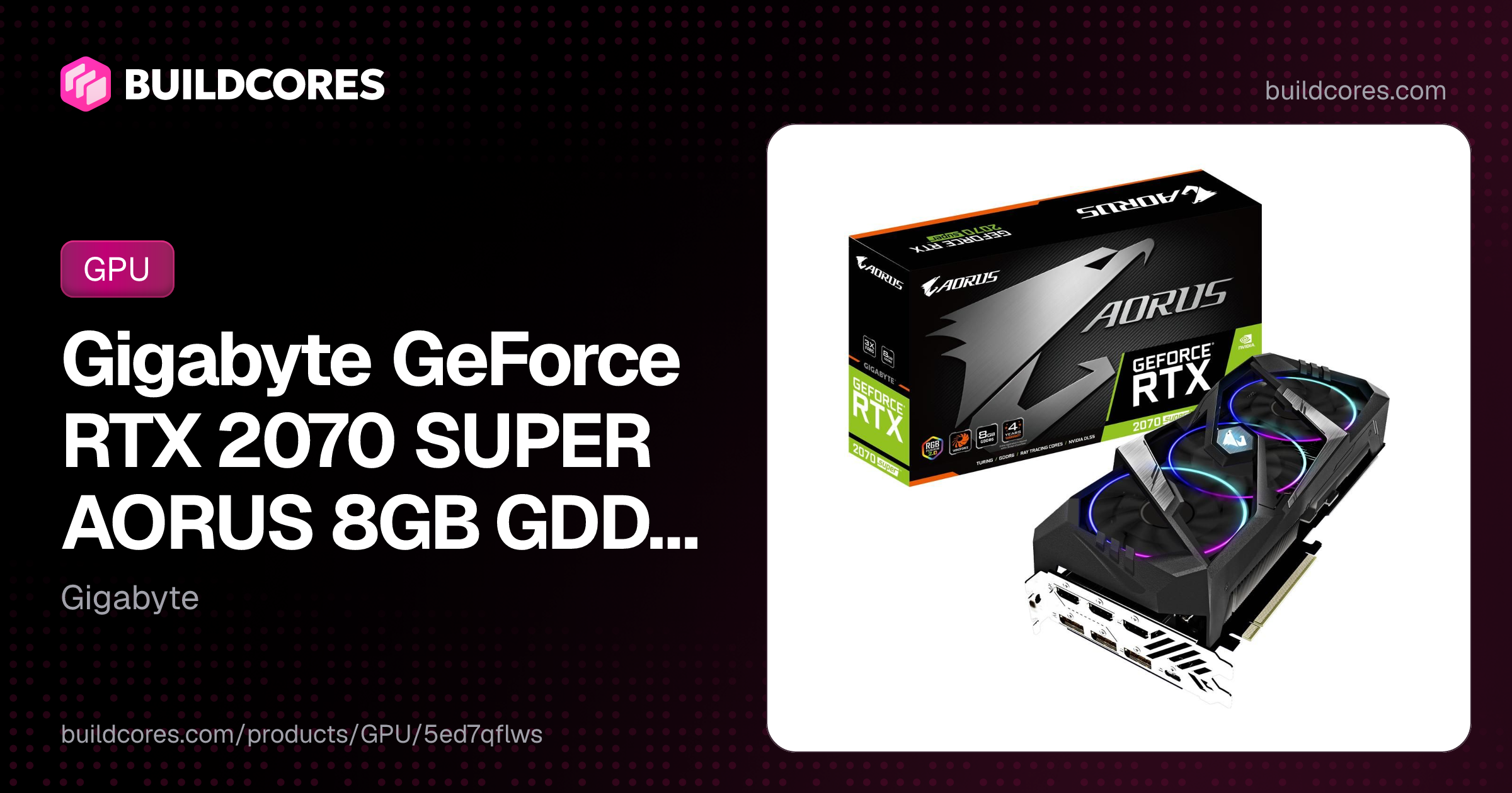 GPU Details | BuildCores