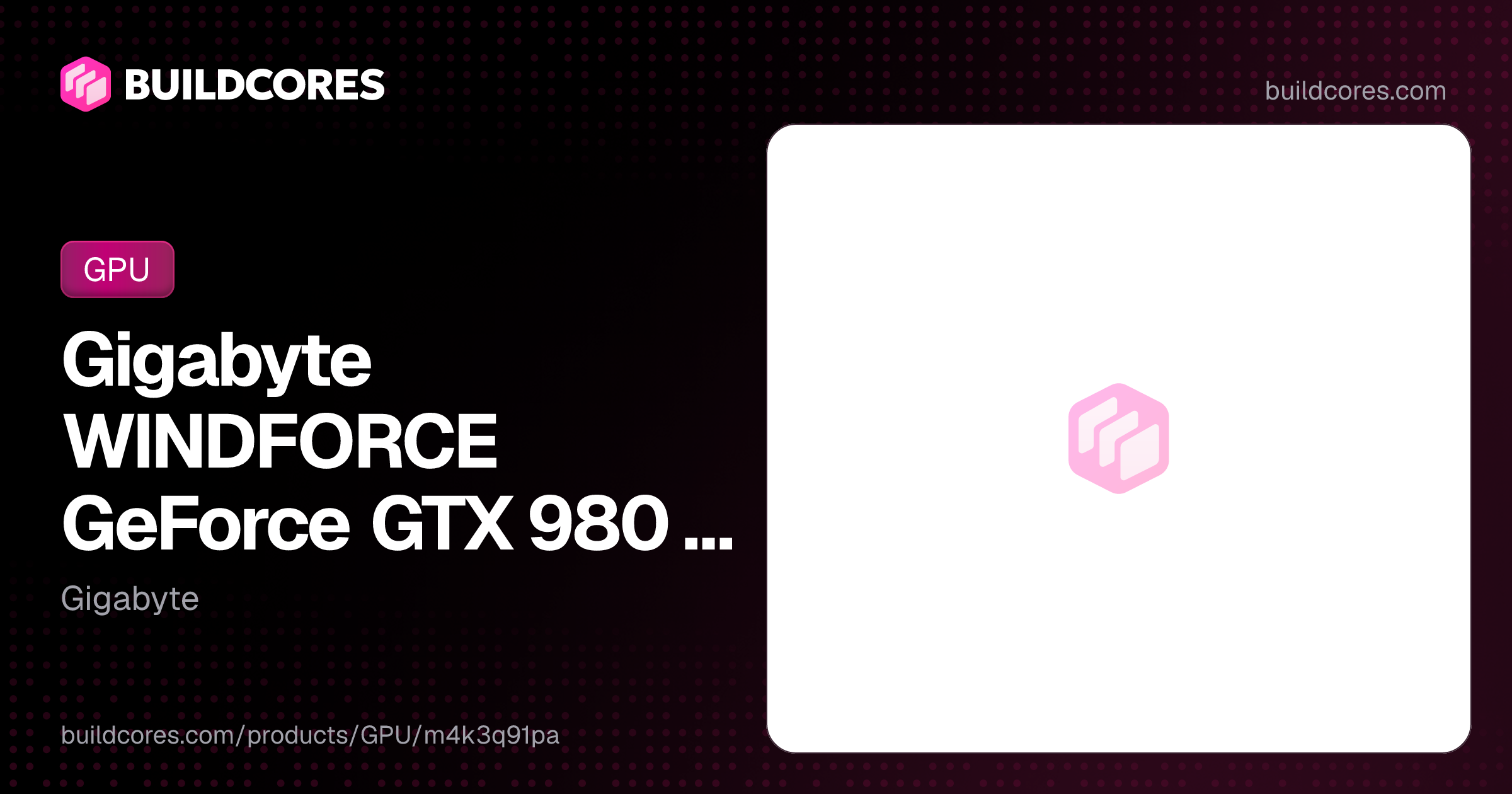 Gigabyte WINDFORCE GeForce GTX 980 Ti 6GB GDDR5 Black | BuildCores