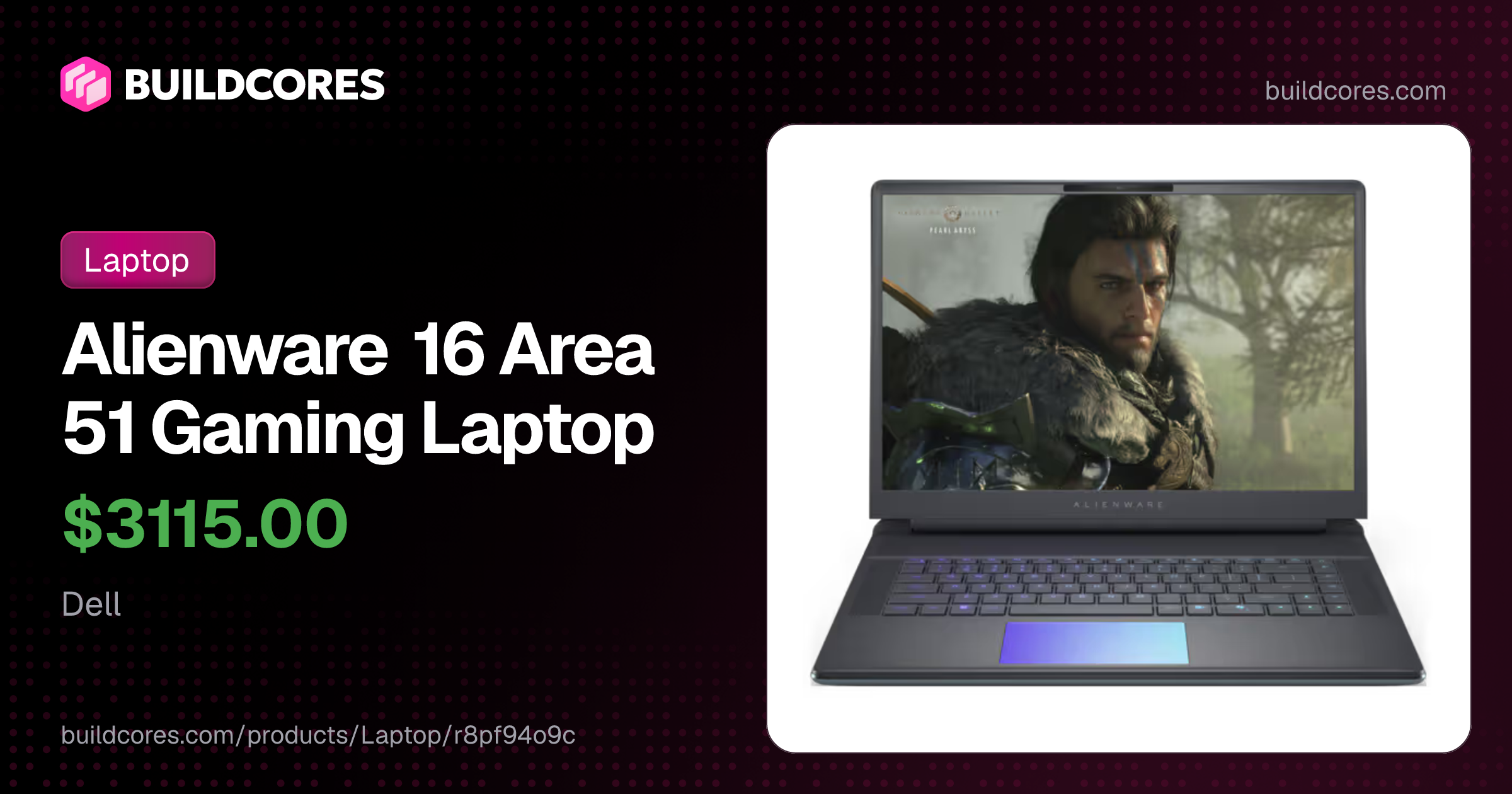 Alienware 16 Area 51 Gaming Laptop | BuildCores