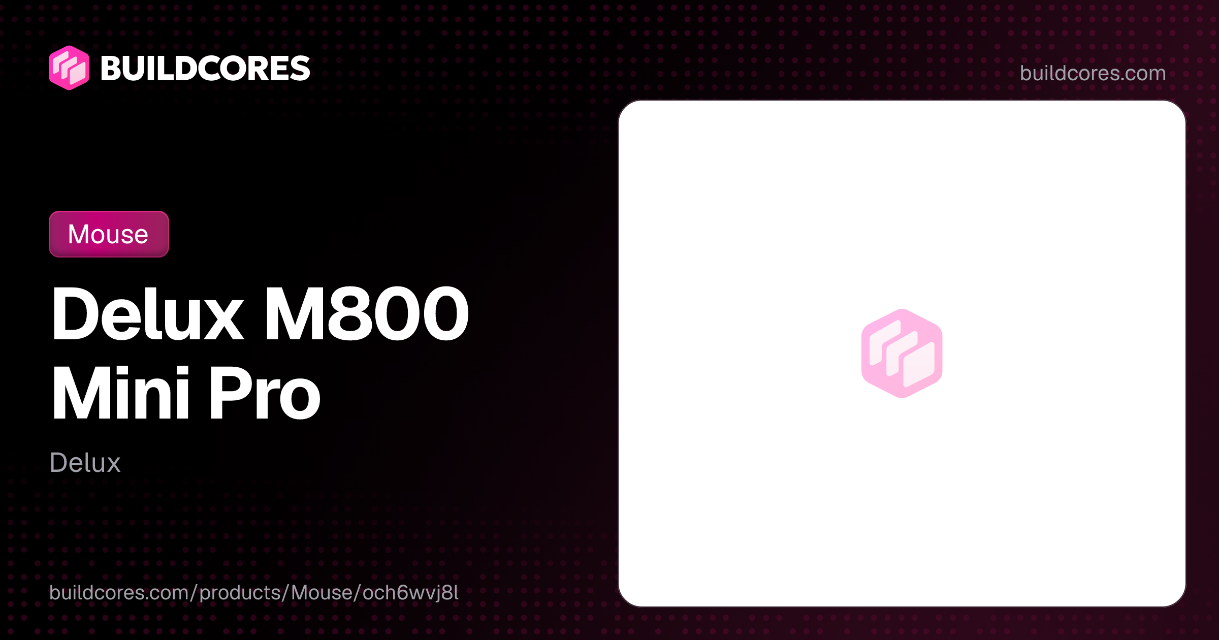 Delux M800 Mini Pro | BuildCores