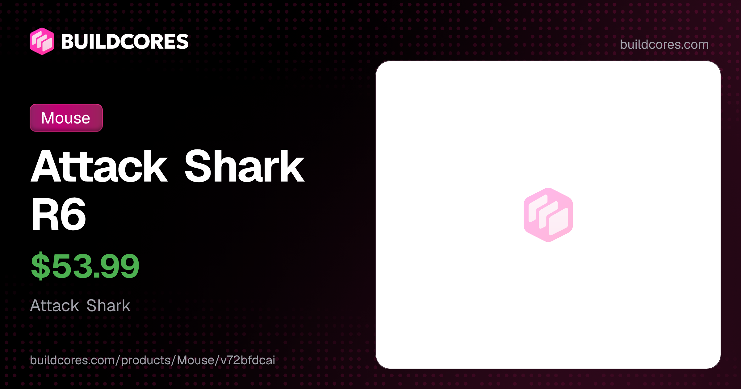 Attack Shark R6 | BuildCores