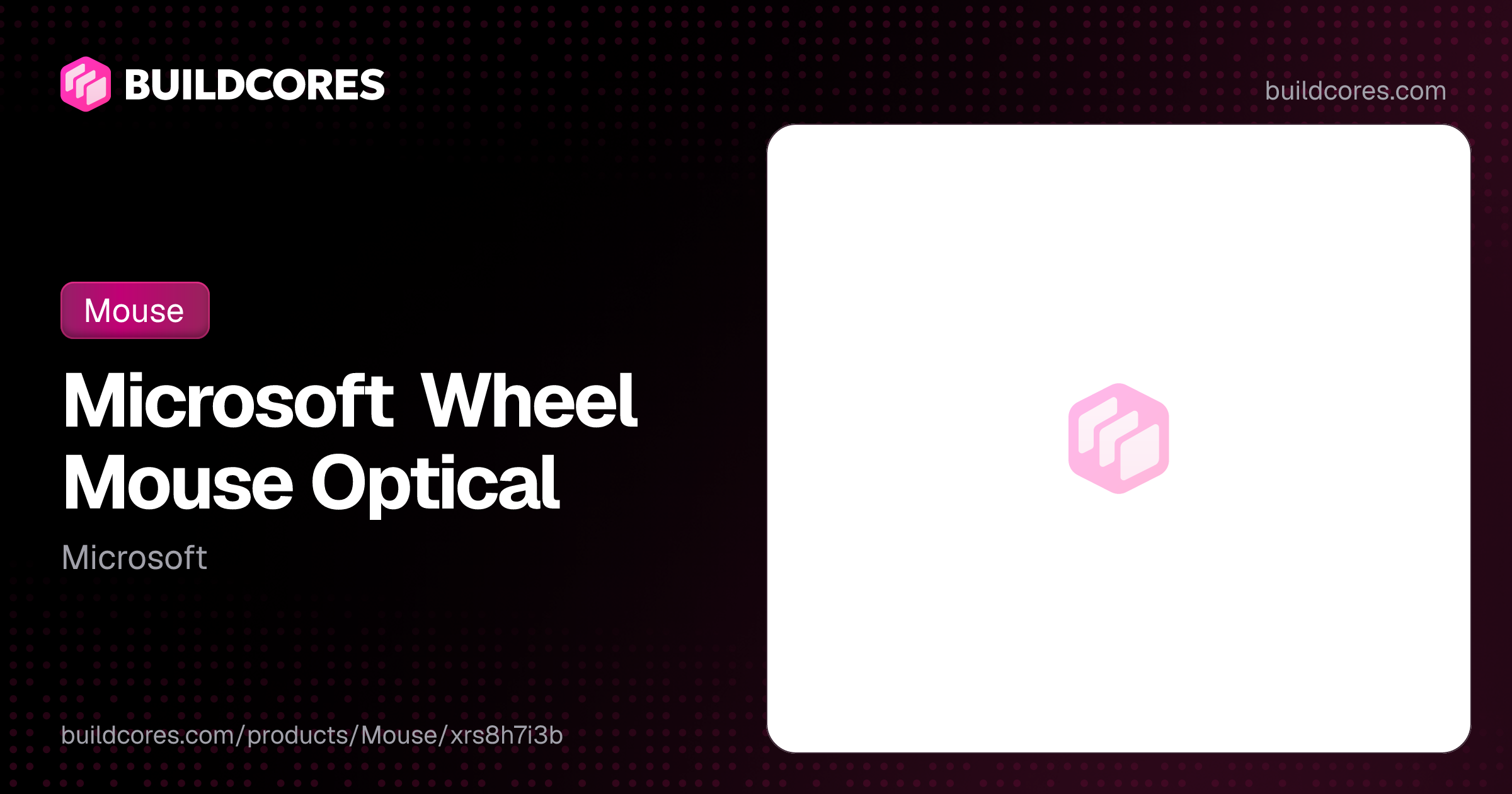 Microsoft Wheel Mouse Optical | BuildCores