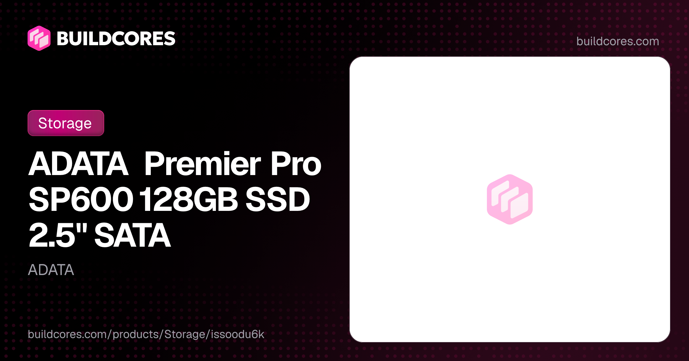 ADATA Premier Pro SP600 128GB SSD 2.5